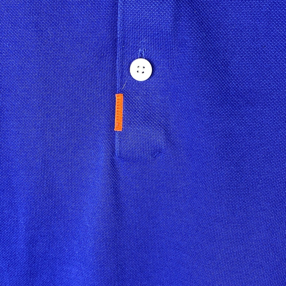 Nike Shirt XL Mens Blue Polo Dri-Fit Shirt Left Sleeve Swoosh - Picture 6 of 10